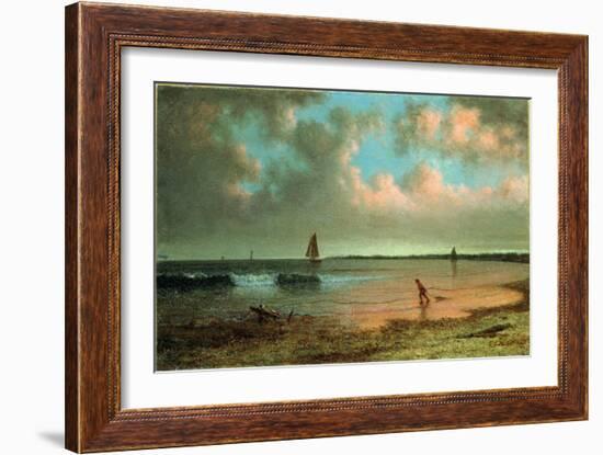 New England Coastal Scene-Martin Johnson Heade-Framed Giclee Print