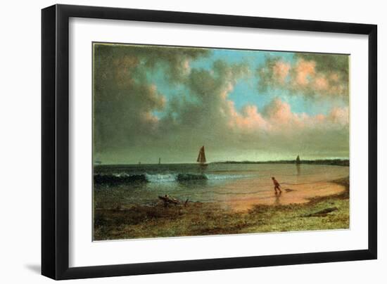 New England Coastal Scene-Martin Johnson Heade-Framed Giclee Print