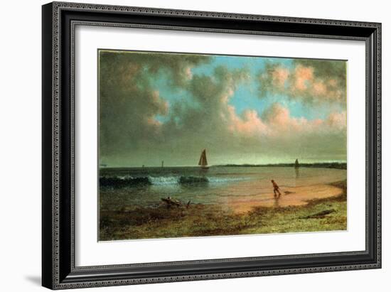 New England Coastal Scene-Martin Johnson Heade-Framed Giclee Print