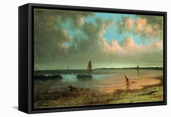 New England Coastal Scene-Martin Johnson Heade-Framed Premier Image Canvas