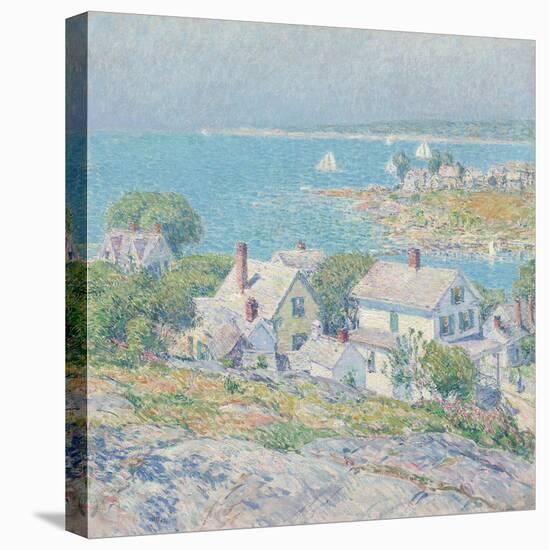 New England Headlands-Frederick Childe Hassam-Framed Stretched Canvas