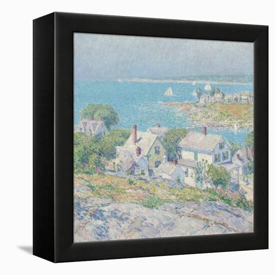 New England Headlands-Frederick Childe Hassam-Framed Stretched Canvas