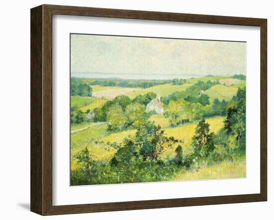 New England Hills-Robert William Vonnoh-Framed Giclee Print