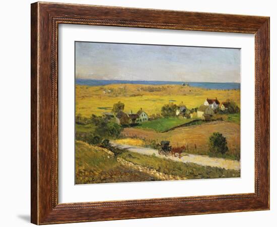 New England Landscapes-William James Glackens-Framed Giclee Print