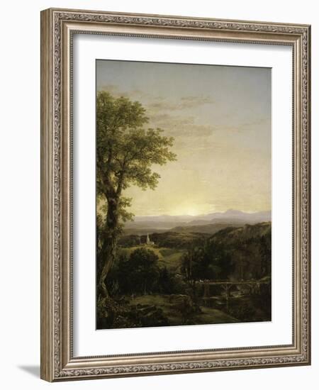 New England Scenery, 1839-Thomas Cole-Framed Giclee Print