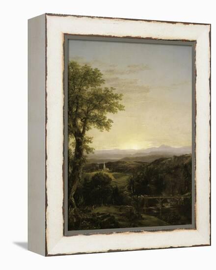 New England Scenery, 1839-Thomas Cole-Framed Premier Image Canvas