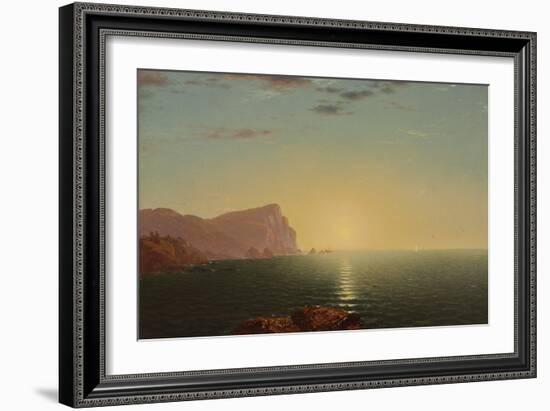 New England Sunrise, C.1863 (Oil on Canvas)-John Frederick Kensett-Framed Giclee Print