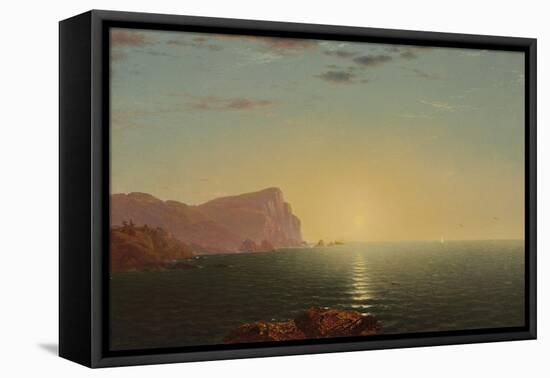 New England Sunrise, C.1863 (Oil on Canvas)-John Frederick Kensett-Framed Premier Image Canvas
