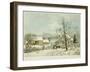 New England Winter Scene, 1861, Currier and Ives, Publishers-Mary Cassatt-Framed Giclee Print
