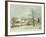 New England Winter Scene, 1861, Currier and Ives, Publishers-Mary Cassatt-Framed Giclee Print