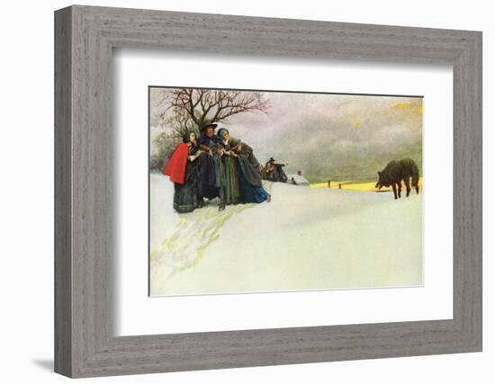 New England Witches-Howard Pyle-Framed Photographic Print