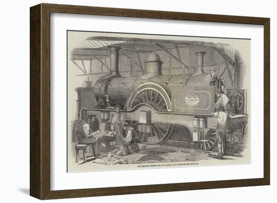 New Express Engine for the London and North-Western Railway-null-Framed Giclee Print