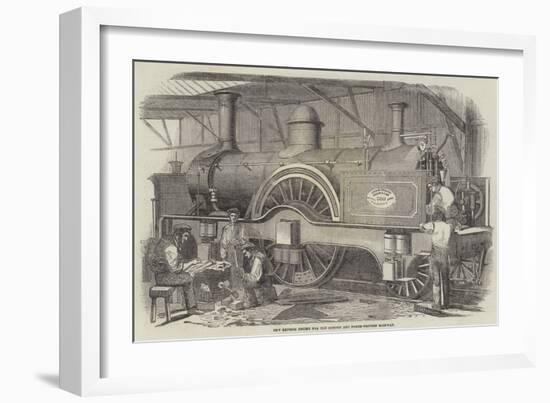 New Express Engine for the London and North-Western Railway-null-Framed Giclee Print