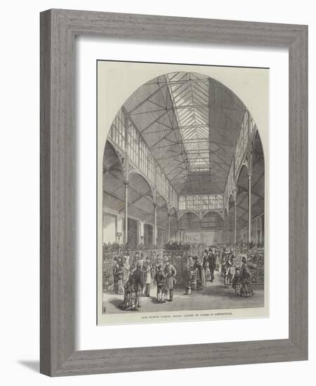 New Flower Market, Covent Garden, in Course of Construction-Frank Watkins-Framed Giclee Print