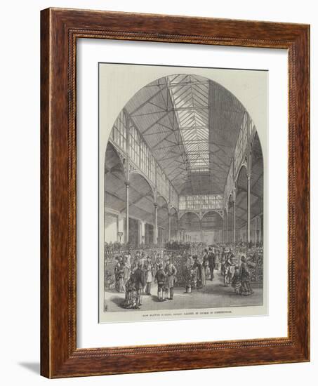 New Flower Market, Covent Garden, in Course of Construction-Frank Watkins-Framed Giclee Print