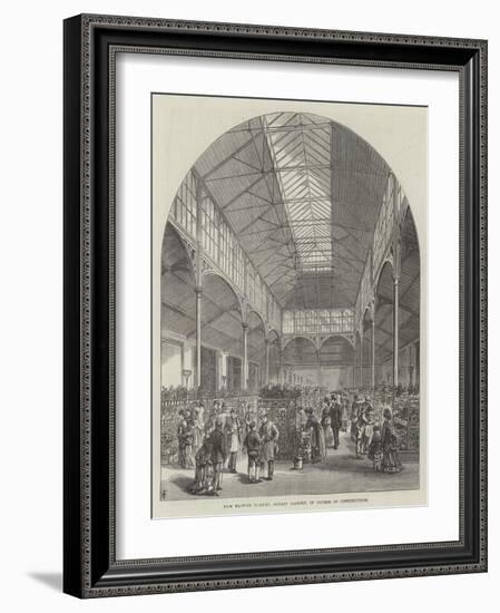 New Flower Market, Covent Garden, in Course of Construction-Frank Watkins-Framed Giclee Print