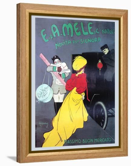 New for the Signora from Mele-Leonetto Cappiello-Framed Stretched Canvas