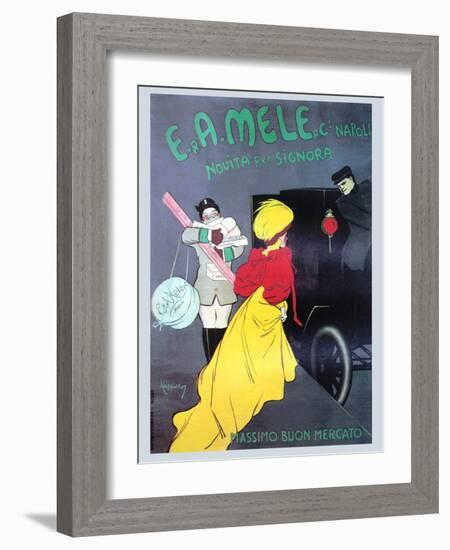 New for the Signora from Mele-Leonetto Cappiello-Framed Art Print