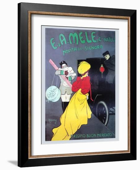 New for the Signora from Mele-Leonetto Cappiello-Framed Art Print