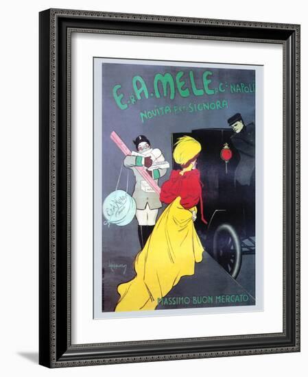 New for the Signora from Mele-Leonetto Cappiello-Framed Art Print