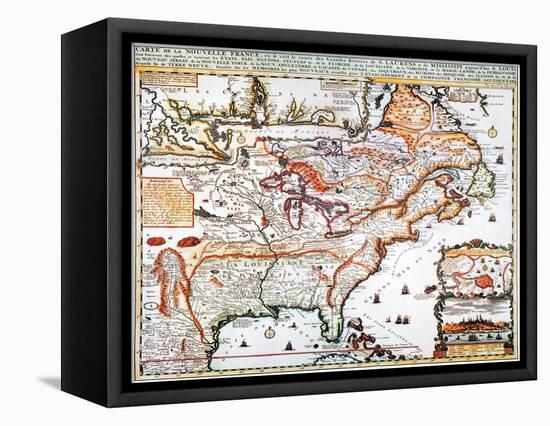 New France, 1719-null-Framed Premier Image Canvas