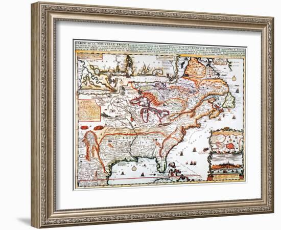 New France, 1719-null-Framed Giclee Print