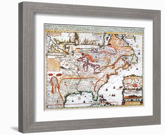 New France, 1719-null-Framed Giclee Print