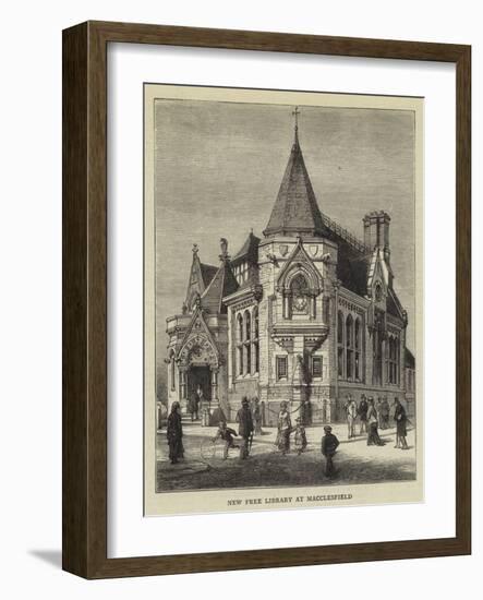 New Free Library at Macclesfield-null-Framed Giclee Print