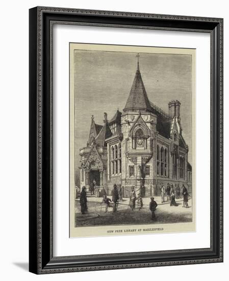 New Free Library at Macclesfield-null-Framed Giclee Print