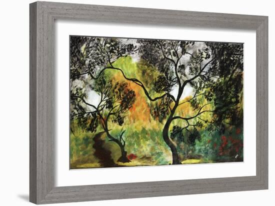 New Garden Path-Abe Abe-Framed Giclee Print