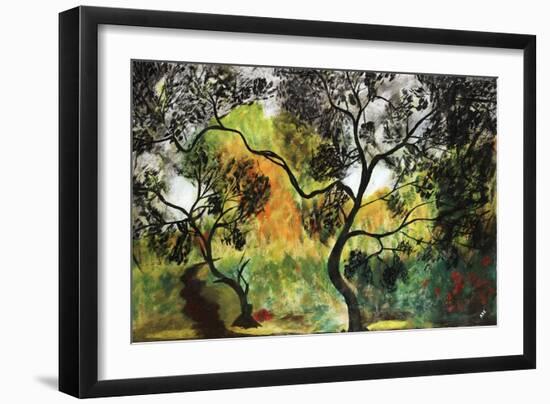 New Garden Path-Abe Abe-Framed Giclee Print