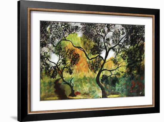 New Garden Path-Abe Abe-Framed Giclee Print