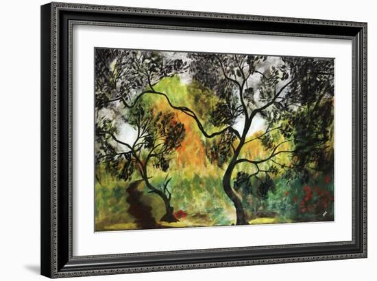 New Garden Path-Abe Abe-Framed Giclee Print