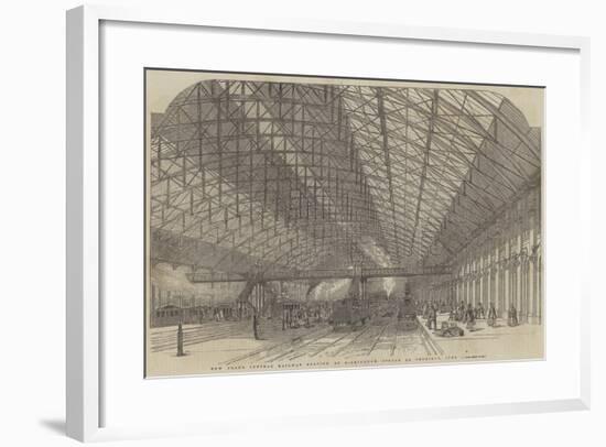 New Grand Central Railway Station, at Birmingham, Opened on Thursday, 1 June-null-Framed Giclee Print