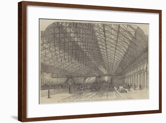 New Grand Central Railway Station, at Birmingham, Opened on Thursday, 1 June-null-Framed Giclee Print