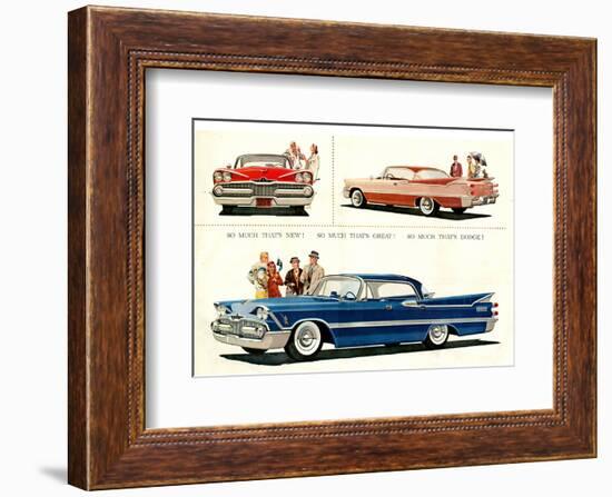 New Great-So Much That's Dodge-null-Framed Art Print