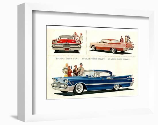 New Great-So Much That's Dodge-null-Framed Art Print