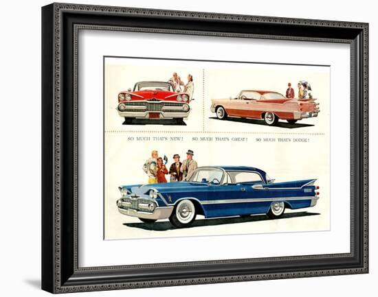 New Great-So Much That's Dodge-null-Framed Art Print