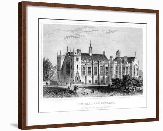 New Hall and Library, Lincoln's Inn Fields, London-null-Framed Giclee Print