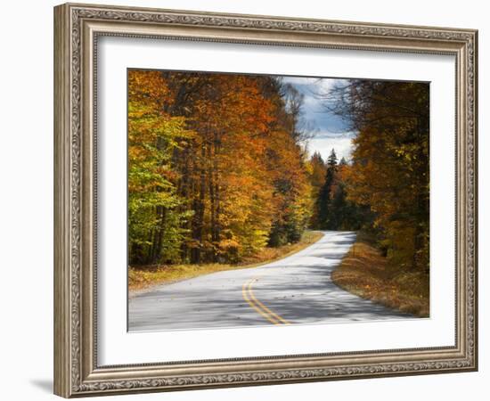 New Hamphire, White Mountains National Forest, Bear Notch Road, USA-Alan Copson-Framed Photographic Print