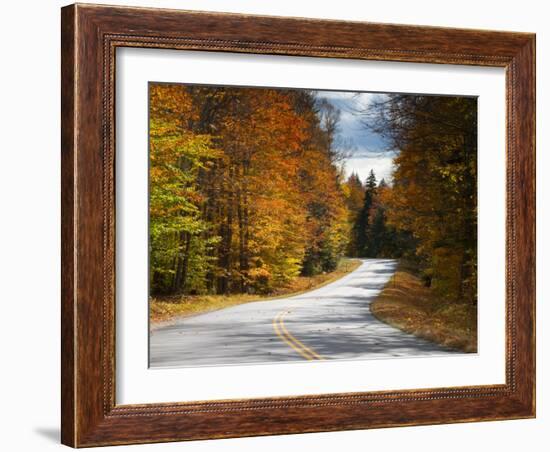 New Hamphire, White Mountains National Forest, Bear Notch Road, USA-Alan Copson-Framed Photographic Print