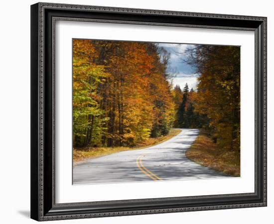 New Hamphire, White Mountains National Forest, Bear Notch Road, USA-Alan Copson-Framed Photographic Print