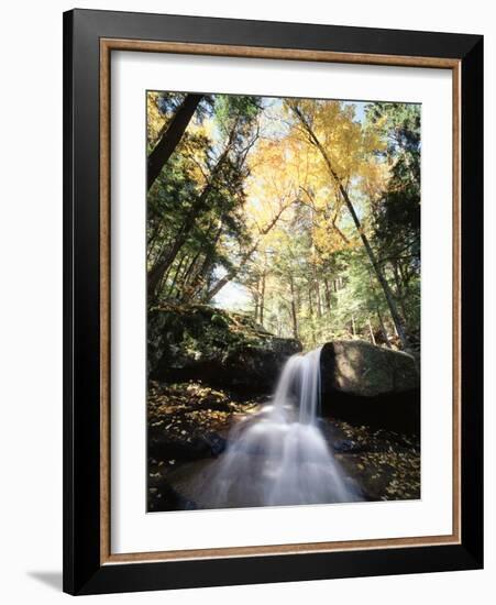 New Hampshire, a Waterfall in the White Mountains-Christopher Talbot Frank-Framed Photographic Print