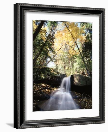 New Hampshire, a Waterfall in the White Mountains-Christopher Talbot Frank-Framed Photographic Print