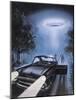 New Hampshire, Betty and Barney Hill Driving at Night See a UFO-Terry Hadler-Mounted Photographic Print