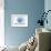 New Hampshire - Scallop Shell - Blue - Coastal Icon-Lantern Press-Framed Art Print displayed on a wall