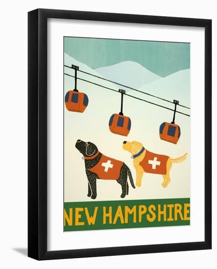 New Hampshire Ski Patrol-Stephen Huneck-Framed Giclee Print