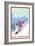 New Hampshire - Snowboarder Scene-Lantern Press-Framed Art Print