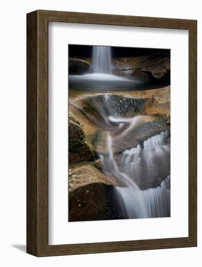 New Hampshire, White Mountains National Forest. Detail of Sabbaday Falls-Judith Zimmerman-Framed Photographic Print