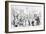 New Harmony - All Owin' - No Payin', 1845-George Cruikshank-Framed Giclee Print